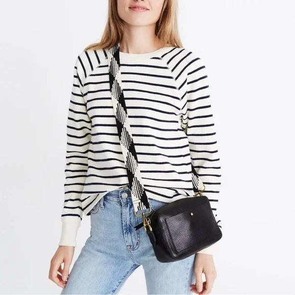 EUC Madewell Black Leather Transport Camera Bag Crossbody - Picture 9 of 9